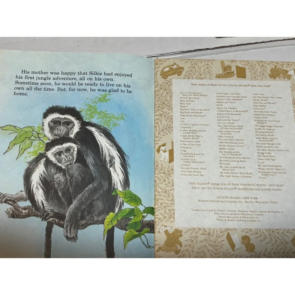 Little Golden Books Lot 6 Hymns Family Jungle Nature Boys Girls Vintage‎